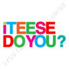 iTeese multicolor on white