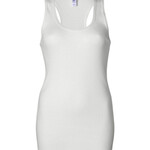 Ladies Ribbed Racerback Tank Top