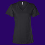 Women's Relaxed Short Sleeve Jersey V-Neck Tee