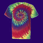Multi-Color Spiral Short Sleeve T-Shirt