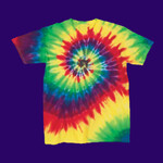 Youth Multi-Color Spiral Tie-Dyed T-Shirt