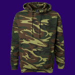 Camouflage Pullover Hooded Sweatshirt