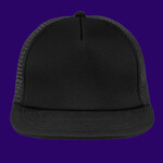 Flat Bill Snapback Trucker Cap