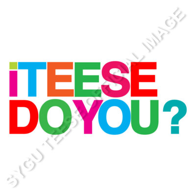 iTeese multicolor on white